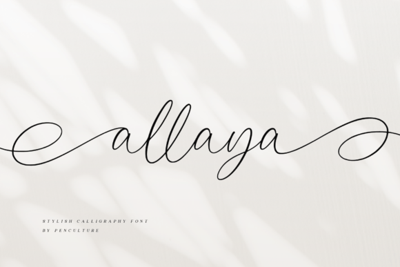 Allaya: A Handwritten Font That Feels Like It Belongs