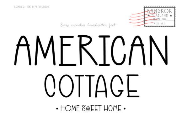 American Cottage: A Handwritten Font That Feels Like Home
