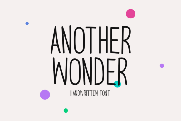 Another Wonder: A Handwritten Font That Feels Like a Quiet Invitation
