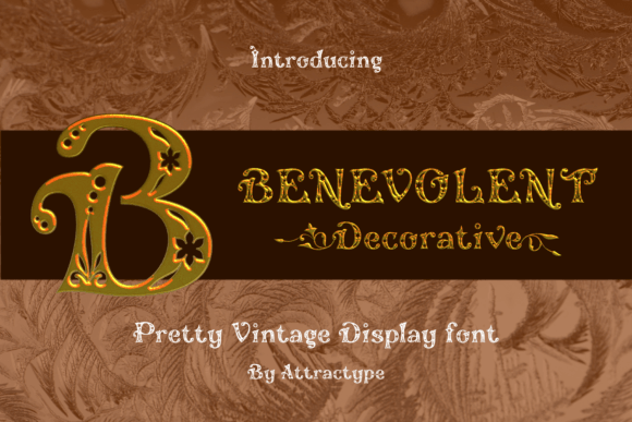 Benevolent Decorative: A Vintage Script Font for Purposeful Web Design