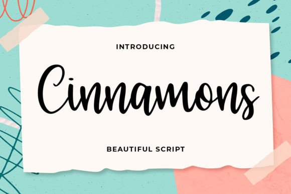 Cinnamons: A Natural Handwritten Script Font for Digital Brands