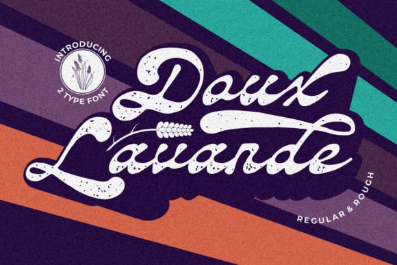 Daux Lavande: A Vintage Script Font That Commands Attention