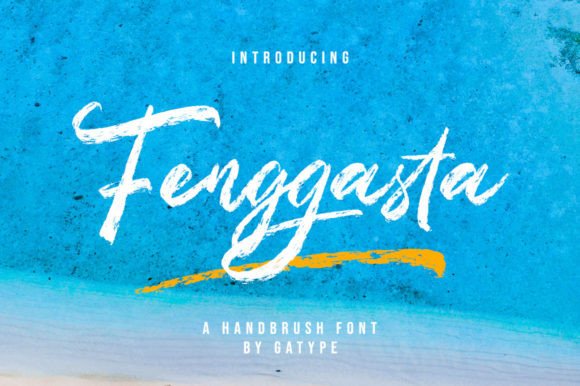 Fenggasta: A Handwritten Font That Feels Like It Belongs