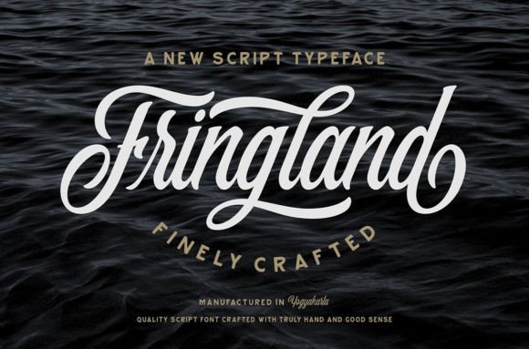 Fringland: A Bold Script Font That Makes Your Brand Stand Out