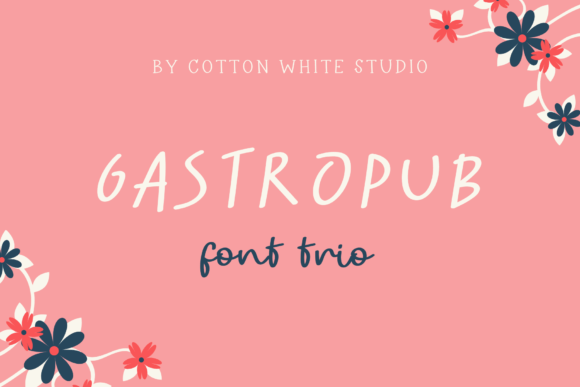 Gastropub Trio: A Hand-Lettered Font That Feels Like Home