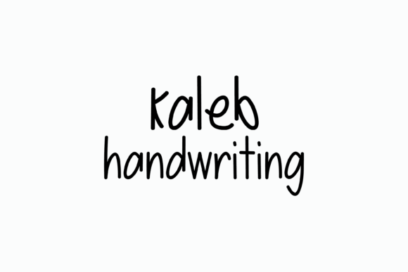 Kaleb Handwritten Font for Small Business Branding