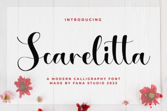 Scarelitta Script: A Modern Editorial Typeface for Elegant Headlines