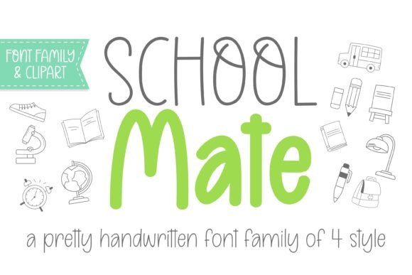 School Mate: A Handwritten Font That Feels Like Home