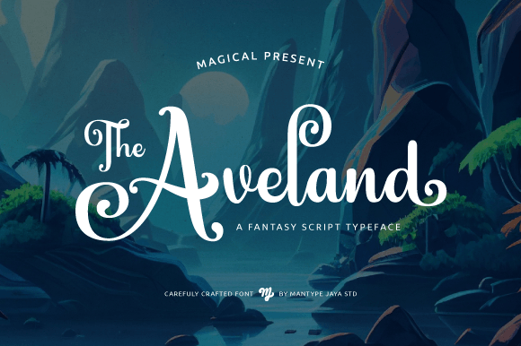 The Aveland: A Thoughtful Script Font for Brand Identity