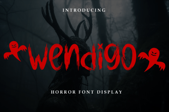 Wendigo Font: A Bold Script Typeface for Hauntingly Beautiful Handmade Goods